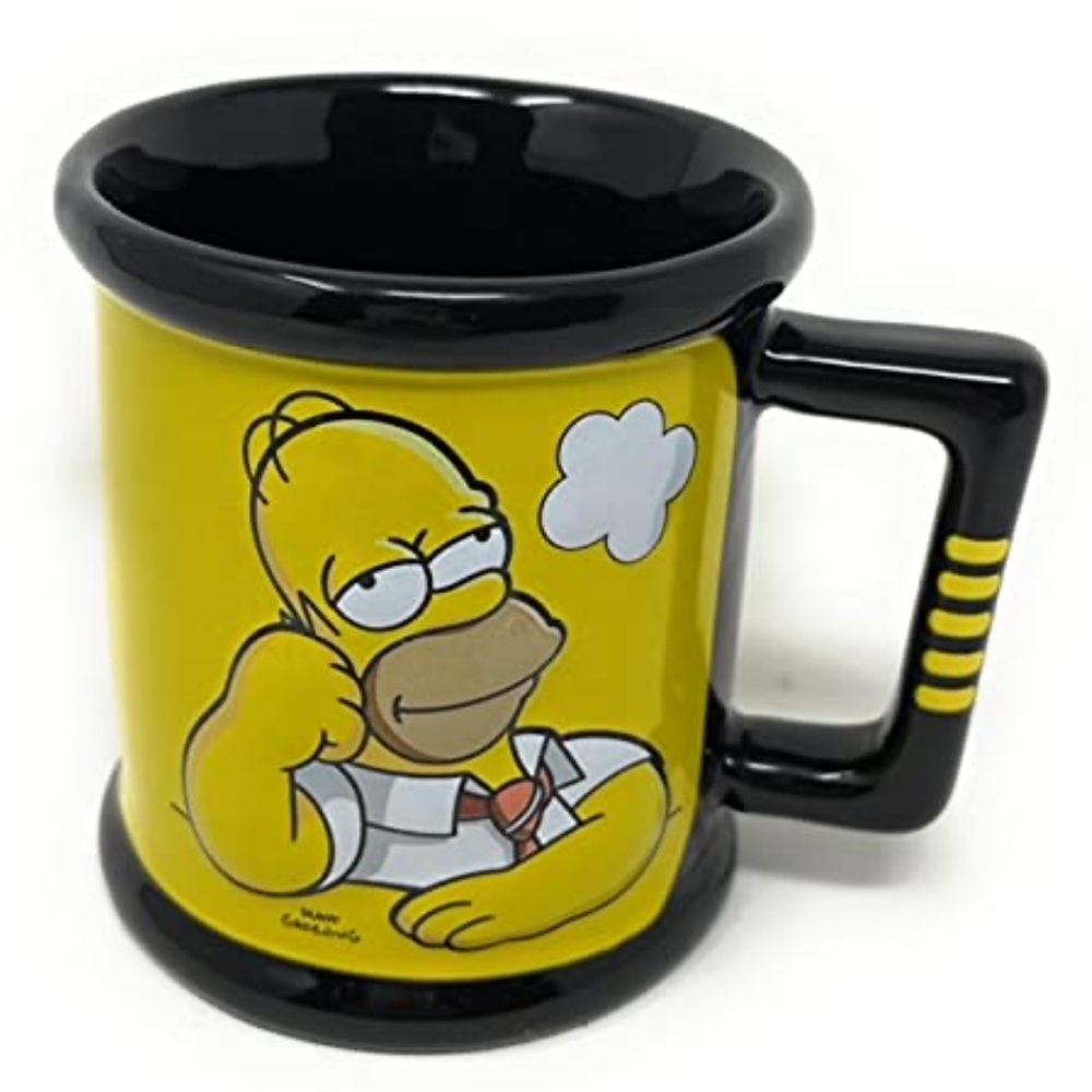 The Real Deel 2005 3D Homer Simpson Mug